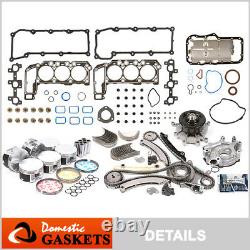 04-05 Dodge Durango Dakota Ram Jeep Liberty 3.7L SOHC Engine Rebuild Kit VIN K