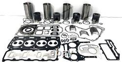 1104C-44T Overhaul Rebuild Kit With Full Gasket Bearing Set For Perkins Engine