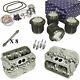 1600cc Air-cooled Vw Engine Rebuild Kit, Top End Heads And Pistons