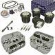 1914cc Air-cooled Vw Engine Rebuild Kit, Top End Gtv-2 Heads And Pistons