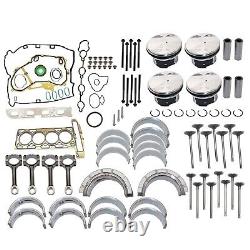 2.4L Engine Rebuild Overhaul Pistons Valves Seals Kit For Buick Chevrolet GMC US