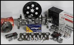 383 Stroker Assembly Scat Crank 6 Rods Wiseco Flat Top 040 Pistons 2pc Rms