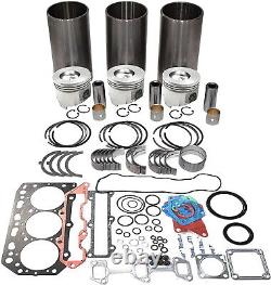 3TNE88 3TNV88 Engine Rebuild Kit for Yanmar VIO40 B37-2B Excavator +0.25 Bearing