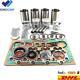 4d34 4d34t Engine Rebuild Kit For Mitsubishi 3.9l Fuso Canter Truck Excavator Dl