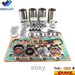 4D34 4D34T Engine Rebuild Kit For Mitsubishi 3.9L Fuso Canter Truck Excavator DL