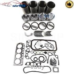 4Y LPG Engine Rebuild Kit with Pistons Set For Toyota 5FG 6FG 7FG Forklift Truck