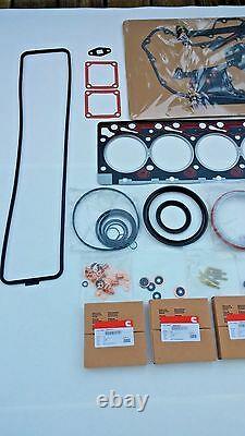 6BT QUALITY RE-RING REBUILD KIT with ROD BEARINGS For CUMMINS 12V 5.9 VE P7100 NEW