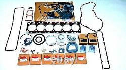 6BT QUALITY RE-RING REBUILD KIT with ROD & MAIN BEARINGS For CUMMINS 12V 5.9 P7100