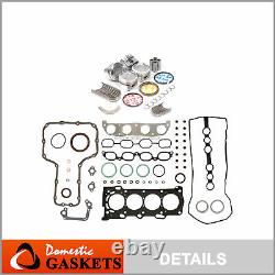 98-08 Toyota Corolla Celica MR2 Matrix 1.8L Gasket Piston&Bearing&Ring Set 1ZZFE