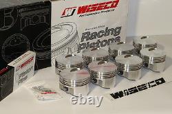 BBC 496 SCAT ROTATING ASSEMBLY WISECO FLAT TOP FORGED PISTONS 496+FT-4.310-2pc