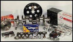BBC CHEVY 505 ASSEMBLY FULLY FORGED +20cc DOME 4.350 PISTONS 100 OVER 2PC+4340