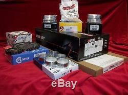Chevy 327/350HP L79 Engine Kit Forged Pistons+Moly Rings+Gaskets+Bearings 68-69