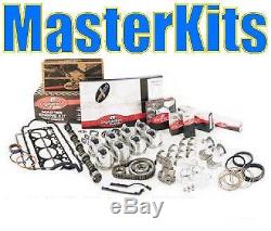 Chevy 350 MASTER ENGINE REBUILD KIT'67-85'. 030.010/. 010 FLAT TOP PISTONS