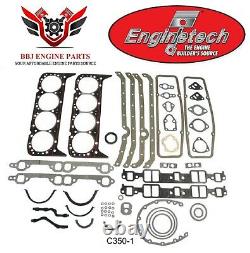 Chevy Chevrolet 327 350 5.7 Sbc 1968 1985 Enginetech Rering Rebuild Kit