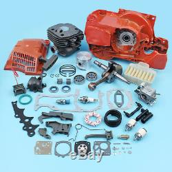 Crankcase Piston Cylinder Engine Rebuild Kit for HUSQVARNA 372 371 365 362 -50MM