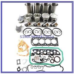 D4BA D4BB 4D56 Engine Rebuild Kit For Hyundai Forklift Truck +0.25 Bearing