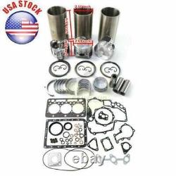 D722 D722EBH D722E Engine Overhaul Rebuild Kit fits Kubota Tractor Forklift