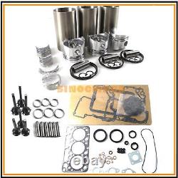 D950 D950B D950BH Engine Rebuild Kit with Valves For Kubota B1750D B7200D B8200D