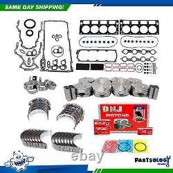 DNJ EK3215A Engine Rebuild Kit for 10-15 Chevrolet Camaro 6.2L V8 16V OHV