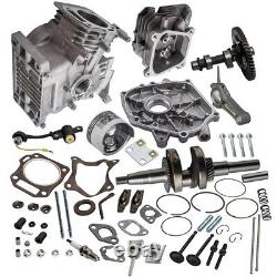 Engine Block Rebuild Crankshaft Piston Rod Cylinder Head For Honda GX160 5.5 HP
