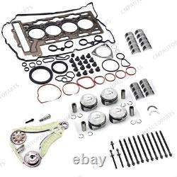 Engine Overhaul Rebuild Kit with Timing Chain VVT Gear For Mini Cooper N14B16 1.6L