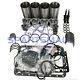 Engine Piston Rebuild Kit For Kubota V3300 M6800 M8200 M9000 Tractor