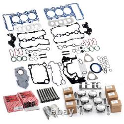 Engine Pistons Gaskets Overhaul Rebuild Kit For Audi A6 A7 A8 S4 S5 Q7 3.0 TFSI