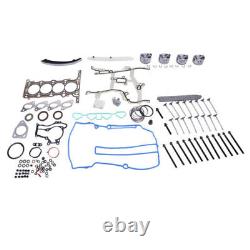 Engine Pistons Overhaul Rebuild Kit Con Rods For 11-16 Chevy Cruze Buick 1.4L