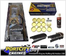 Engine Re Ring Rebuild Kit Holden V8 308 Red Kingswood HT HG HQ HJ HX HZ