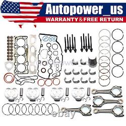 Engine Rebuild-Gasket Piston Bearing Con Rod Kit Fit 12-17 Chevrolet Cruze 1.8L