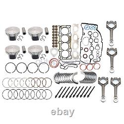 Engine Rebuild-Gasket Piston Bearing Con Rod Kit Fit 12-17 Chevrolet Cruze 1.8L