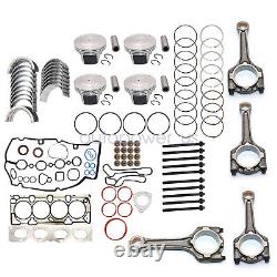 Engine Rebuild-Gasket Piston Bearing Con Rod Kit Fit 12-17 Chevrolet Cruze 1.8L