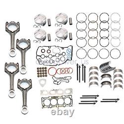 Engine Rebuild-Gasket Piston Bearing Con Rod Kit Fit 12-17 Chevrolet Cruze 1.8L