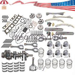 Engine Rebuild Kit Crankshaft Con Rods Timing Kit Fit 10-16 HYUNDAI KIA 3.3L