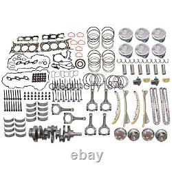 Engine Rebuild Kit Crankshaft Con Rods Timing Kit Fit 10-16 HYUNDAI KIA 3.3L