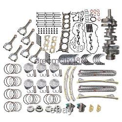 Engine Rebuild Kit Crankshaft Con Rods Timing Kit Fit 10-16 HYUNDAI KIA 3.3L