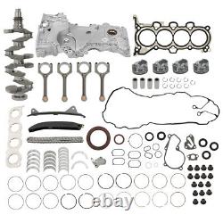 Engine Rebuild Kit Crankshaft Con Rods Timing Kit For 14-19 Hyundai Elantra GT