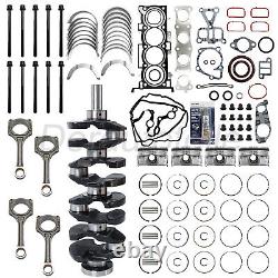 Engine Rebuild Kit For Hyundai Kia G4KJ Crankshaft+Conrods+Pistons +Gasket -SET