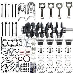 Engine Rebuild Kit For Hyundai Kia G4KJ Crankshaft+Conrods+Pistons +Gasket -SET