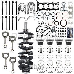 Engine Rebuild Kit For Hyundai Kia G4KJ Crankshaft+Conrods+Pistons +Gasket -SET