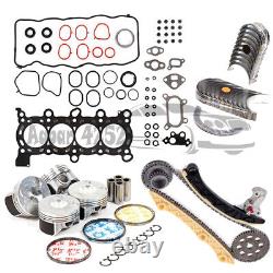 Engine Rebuild Kit Set For 06-11 Honda Civic EX DX GX LX 1.8L SOHC R18A1 / R18A4