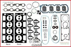 Engine Rebuild Kit with Flat Top Pistons for 2001 2002 2003 Chevrolet GMC 325 5.3L