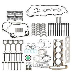 Engine Rebuild Overhaul Connecting Rod & Pistons Kit For 10-17 GMC Terrain 2.4L