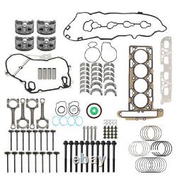 Engine Rebuild Overhaul Connecting Rod & Pistons Kit For 10-17 GMC Terrain 2.4L