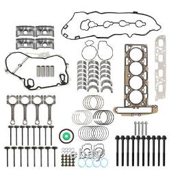 Engine Rebuild Overhaul Connecting Rod & Pistons Kit For 10-17 GMC Terrain 2.4L