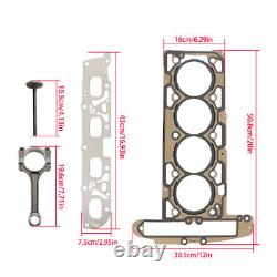 Engine Rebuild Overhaul Connecting Rod & Pistons Kit For 10-17 GMC Terrain 2.4L