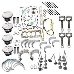 Engine Rebuild Overhaul Connecting Rod & Pistons Kit For Buick Chevrolet GMC2.4L