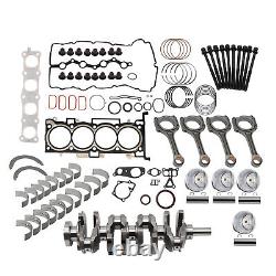 Engine Rebuild Overhaul Kit Crankshaft Con Rods G4KJ For 11-20 Hyundai Kia 2.4L