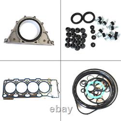 Engine Rebuild Overhaul Kit & Timing Chain Kit Cam VVT Gear For BMW N62B 4.8L V8