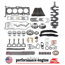 Fit HYUNDAI KIA 2.4L G4KJ Engine Rebuild Kits Crankshaft Con Rods Timing Kit US